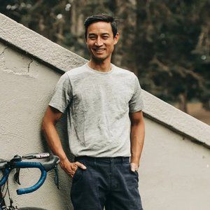 Taylor Stitch The Merino Tee Heather Grey Men's Large